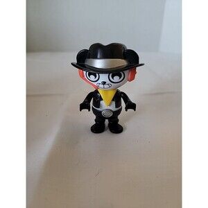 Ryan's World Cowboy Headphones Black White Suit 3” Action Figure Bonkers Toy